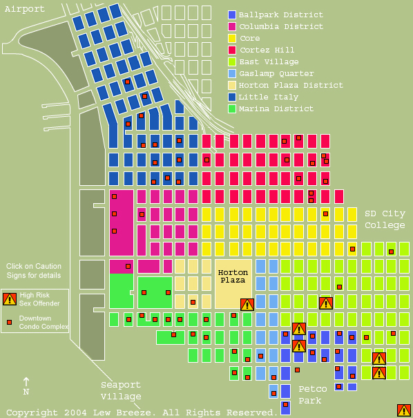 High Risk Sex Offender Map